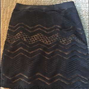 Black Studio M peekaboo skirt!
